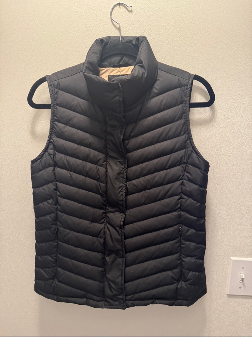 Talbots Satin-Lined Jacket in Champagne and Black